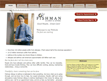 Tablet Screenshot of fishmanallergyandasthma.com
